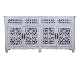 Indian Handmade Solid Wood Carved Sideboard